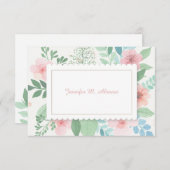 Frühling Romance Notecard Einladung (Vorne/Hinten)