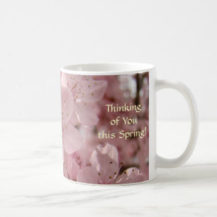 Frühling Rosa Baum Blüten Kaffeetassen Geschenke