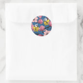 Frühling Runder Aufkleber (Tasche)