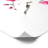 Frühling Sakura blüht. Malteposter Poster (Ecke)