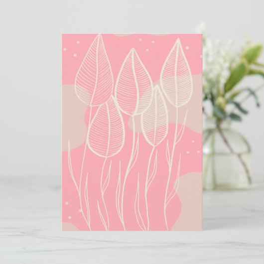 Frühling Save The Date (Stehend Vorderseite)