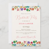 Frühling Senf Lila Blume Junggeselinnen-Abschied Einladung (Vorderseite)