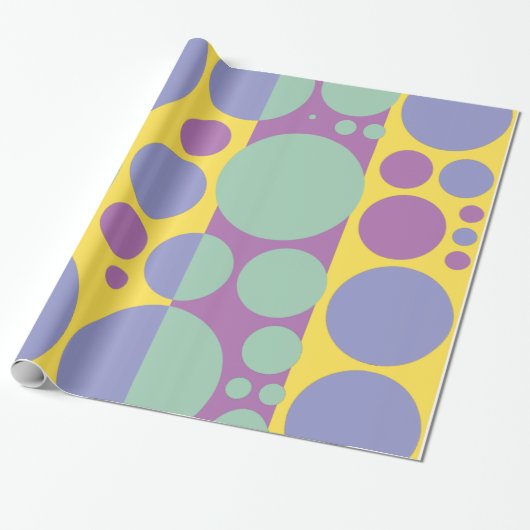 Frühling, Sommer färbt Popkunstkreise 2 Geschenkpapier (Ungerollt)