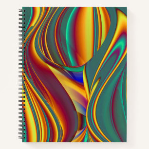 Frühling Sommer Herbst Blumen Magie Notizblock