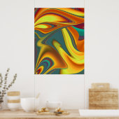 Frühling Sommer Herbst Blumen Magie Poster (Küche)