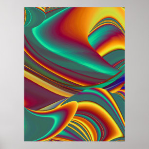 Frühling Sommer Herbst Blumen Magie Poster
