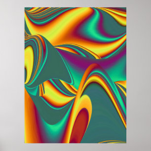 Frühling Sommer Herbst Blumen Magie Poster