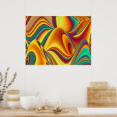 Frühling Sommer Herbst Blumen Magie Poster (Küche)
