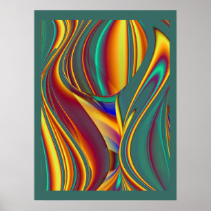 Frühling Sommer Herbst Blumen Magie Poster