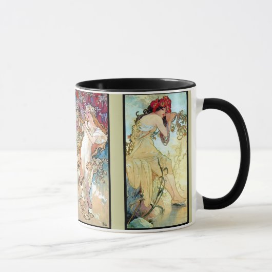 Frühling Sommer Herbst Winter Tasse (Rechts)
