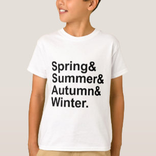 Frühling Sommer Herbst Winter   Vier Jahreszeiten T-Shirt