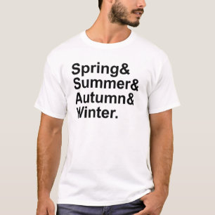 Frühling Sommer Herbst Winter   Vier Jahreszeiten T-Shirt