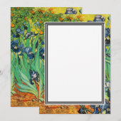 Frühling, Sommerblanke Einladung, van Gogh Einladung (Vorne/Hinten)