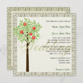 Frühling, Sommerhochzeit Einladungen. Einladung (Vorne/Hinten)