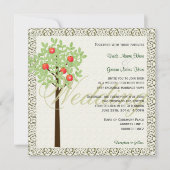 Frühling, Sommerhochzeit Einladungen. Einladung (Vorderseite)