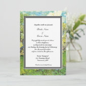 Frühling, Sommerhochzeit. van Gogh Einladung (Stehend Vorderseite)