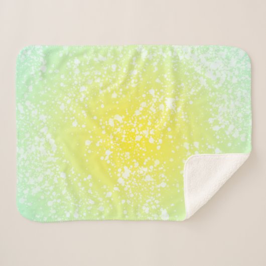 Frühling Spritzer Sherpadecke (Vorderseite (Horizontal))