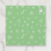 Frühling/ St. Patrick's Day Green Geschenkanhänger (Rückseite)