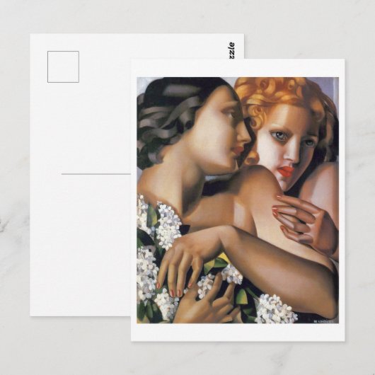 Frühling | Tamara De Lempicka | Postkarte (Vorne/Hinten)