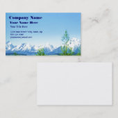 Frühling Tetons VISIONS-Visitenkarte Visitenkarte (Vorne/Hinten)