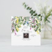 Frühling über Pop Ultrasound Funny Pink Lights Einladung (Stehend Vorderseite)