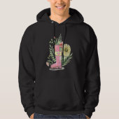 Frühling und Blume mit Gartenboot Hoodie (Vorderseite)