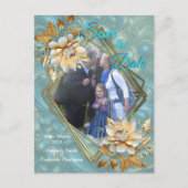 Frühling und Sommer blühen Florals Ankündigungspostkarte (Vorderseite)