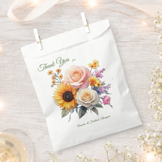 Frühling und Sommer blühen Florals Geschenktütchen (Ausgeschnitten)