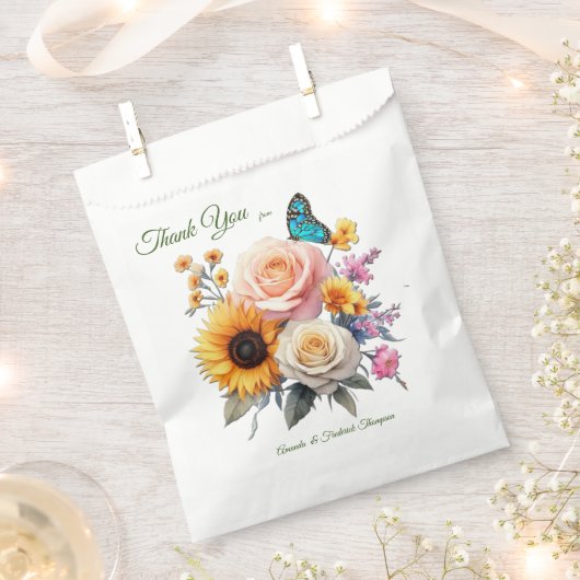 Frühling und Sommer blühen Florals Geschenktütchen (Ausgeschnitten)