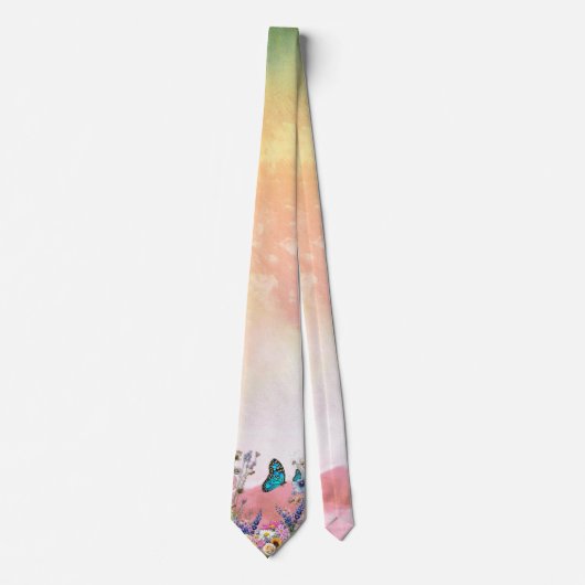 Frühling und Sommer blühen Florals Krawatte (Vorderseite)