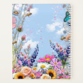 Frühling und Sommer blühen Florals Planer (Rückseite)