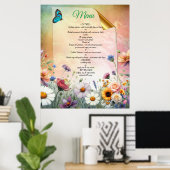 Frühling und Sommer blühen Florals Poster (Heimbüro)