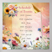 Frühling und Sommer blühen Florals Poster (Vorne)