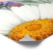 Frühling und Sommer blühen Florals Poster (Ecke)