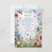 Frühling und Sommer blühen Florals RSVP Karte (Vorderseite)