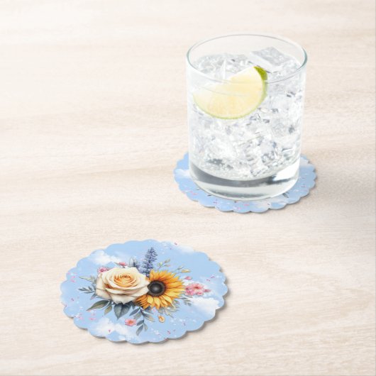 Frühling und Sommer blühen Florals Untersetzer (Vor Ort)