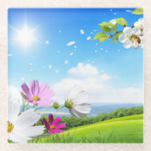 Frühling und Sommer Sonnentag