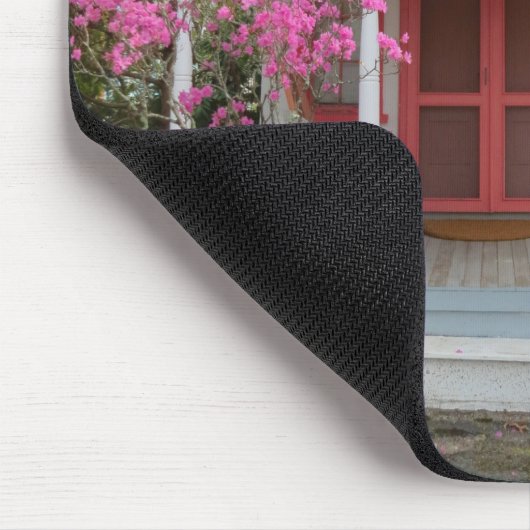 Frühling und Viktorianische Hütte - Martha's Viney Mousepad (Ecke)