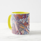 Frühling (vier Jahreszeiten), Alphonse Mucha Tasse (Vorderseite Links)