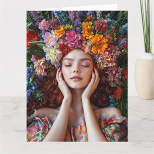 Frühling viktorianischer Goth 2025 Design 5 Karte