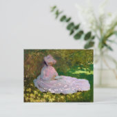 Frühling von Claude Monet (1872) Postkarte (Stehend Vorderseite)
