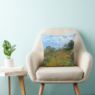 Frühling von Claude Monet Kissen