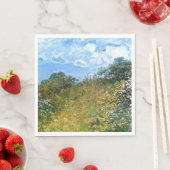 Frühling von Claude Monet Serviette (Beispiel)