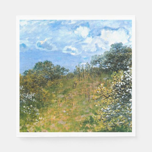 Frühling von Claude Monet Serviette (Vorderseite)