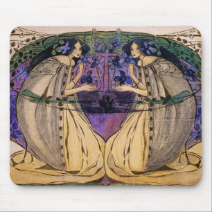 Frühling von Frances Macdonald Mousepad
