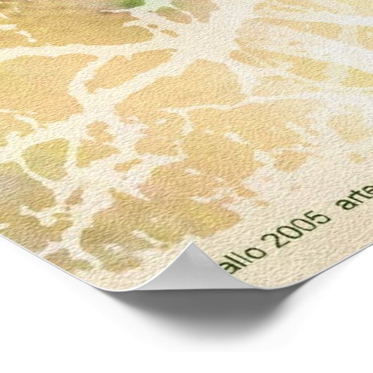 Frühling von Gregory Gallo Poster (Ecke)