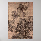 Frühling von Guo Xi Poster (Vorne)