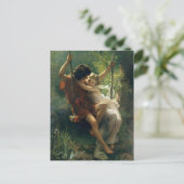 Frühling von Pierre Auguste Cot Postkarte (Stehend Vorderseite)