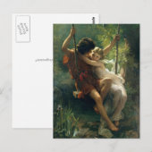 Frühling von Pierre Auguste Cot Postkarte (Vorne/Hinten)