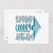 Frühling vor 5 postkarte (Vorne/Hinten)